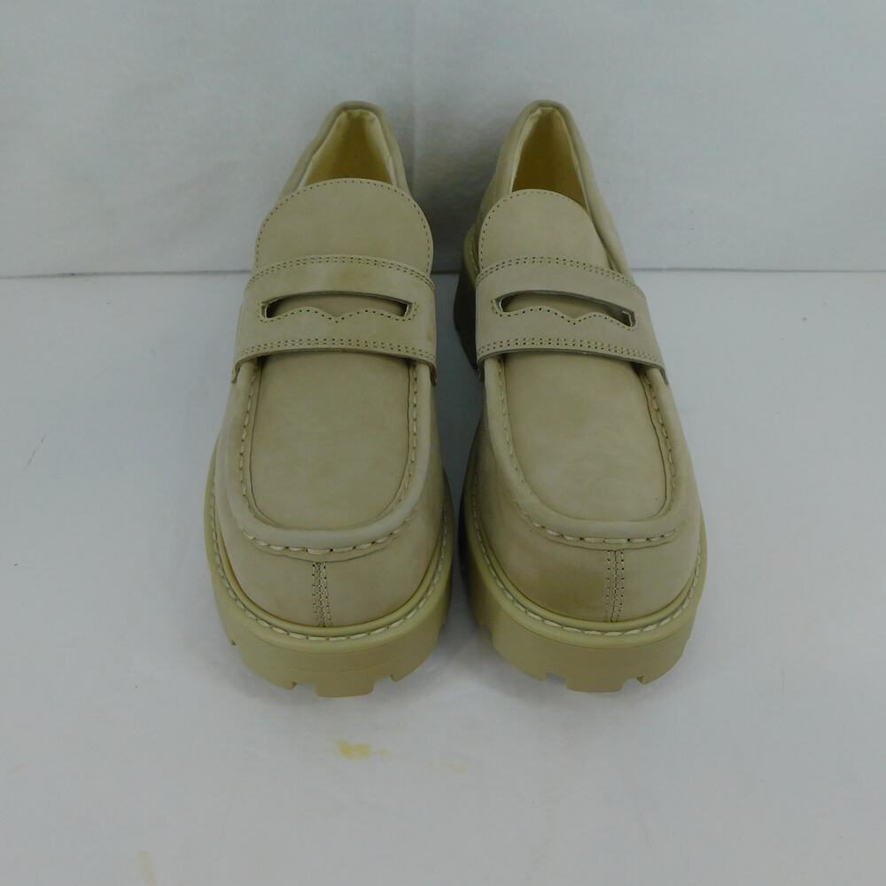 Vagabond Womens Tan Suede Leather Chunky Loafers Slip-on Size 8 New Shoes - Picture 11 of 11